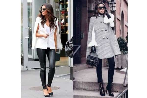 How to wear a cape coat?