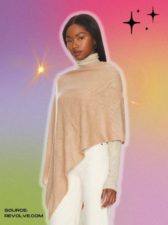 *2025*How to wear an asymmetrical poncho? 28 looks!