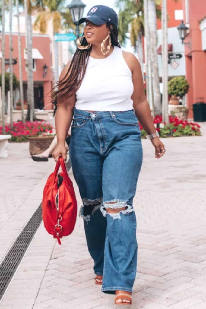 what to wear baseball cap plus size