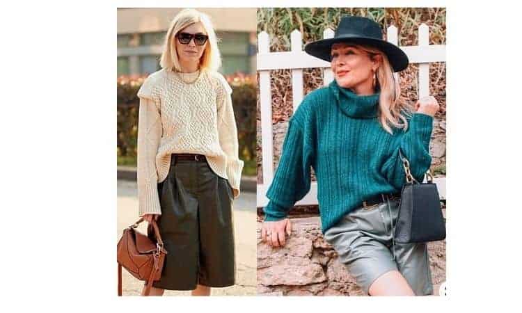 How to wear Bermuda shorts in winter