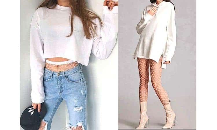 How to wear fishnet tights without looking trashy?