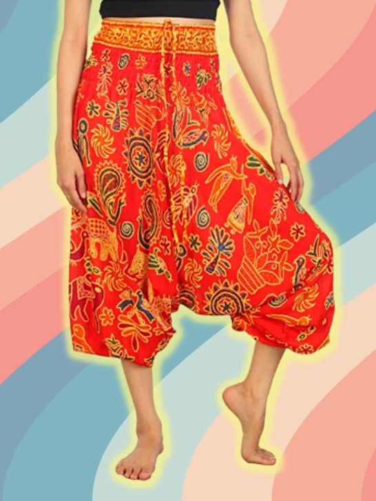 5 looks in 2025! How to wear harem pants for plus-size ladies?