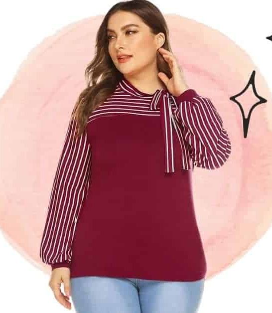 *2025* 7 rules to wear horizontal stripes as a plus-size lady!