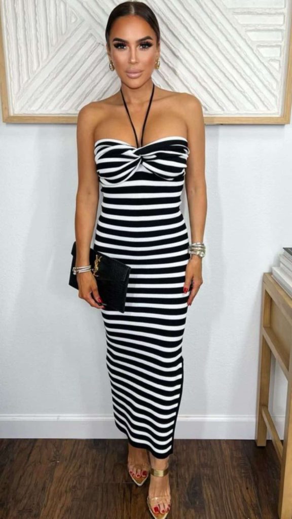 how to wear horizontal stripes