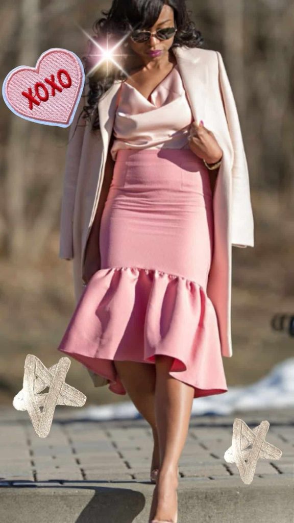 mermaid & trumpet dress outfits