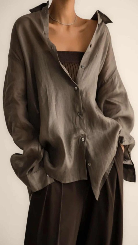 olive green monotone outfit