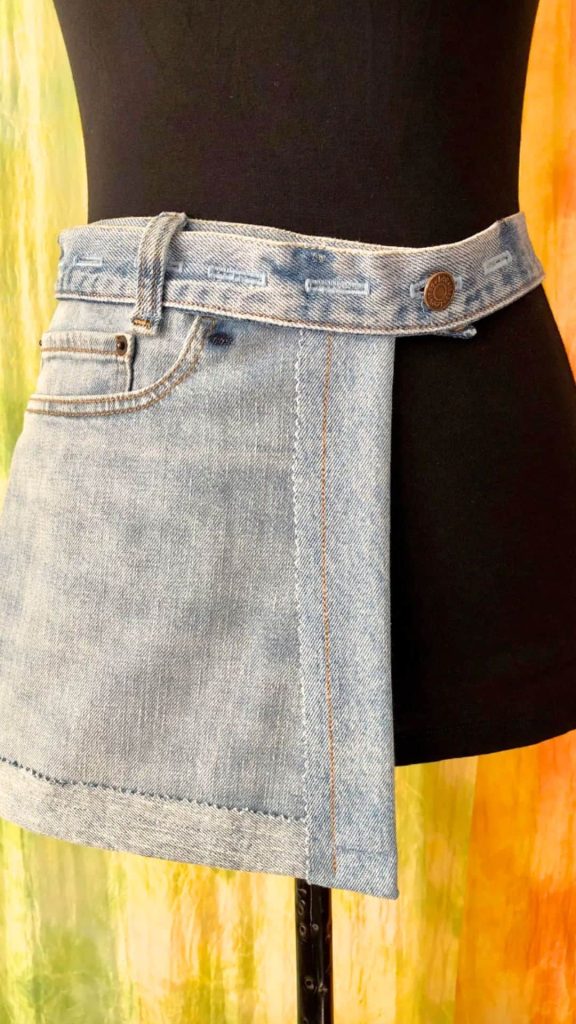 denim pocket belt bag Etsy