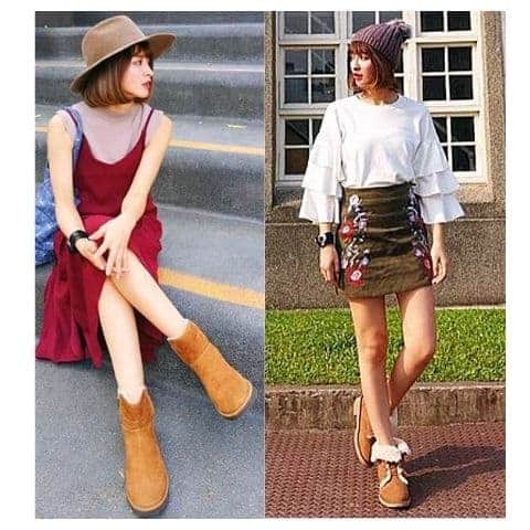 how to wear UGG boots, wear UGG boots in fall