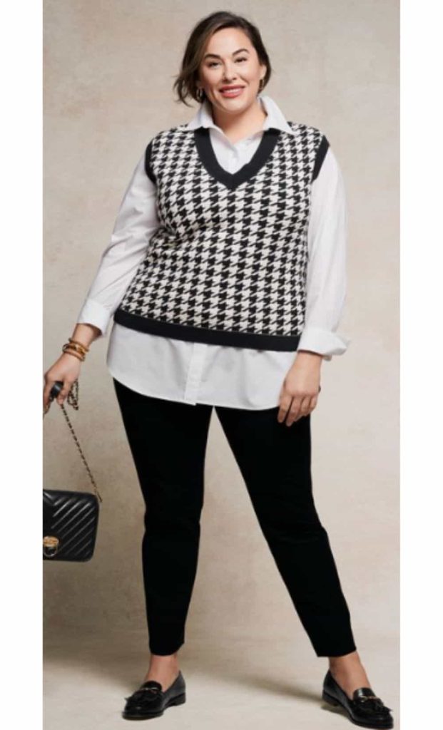 winter jeans office outfit