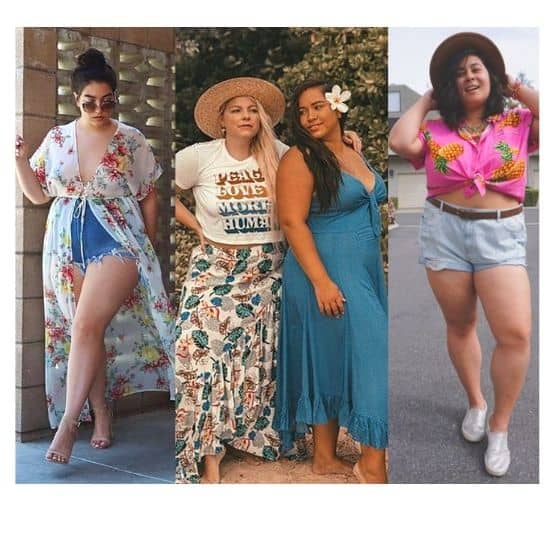 hawaiian luau outfit ideas plus size, dress up for hawaiian theme party