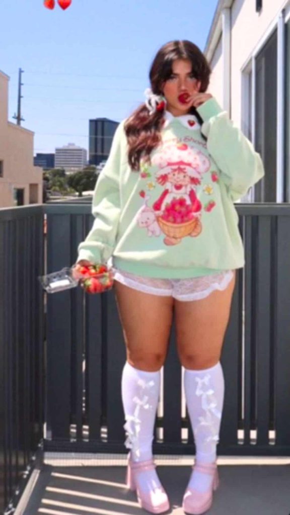 PLUS SIZE thigh high socks outfits