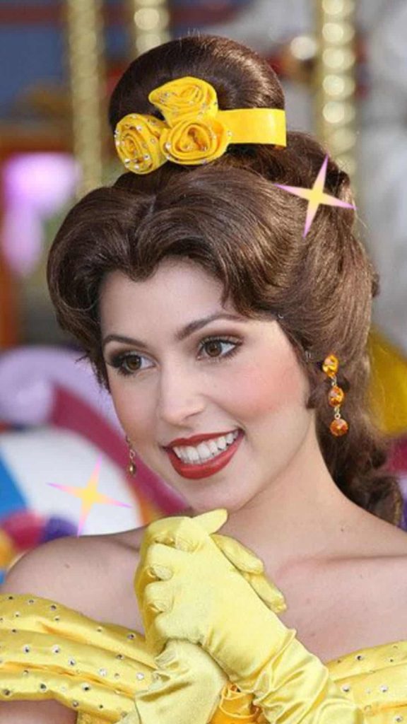 Princess Belle makeup 