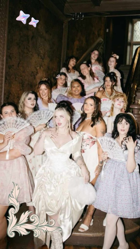 coquette bridal shower outfit idea