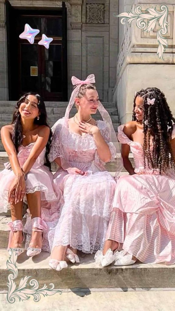 what to wear for rococo pink dresses