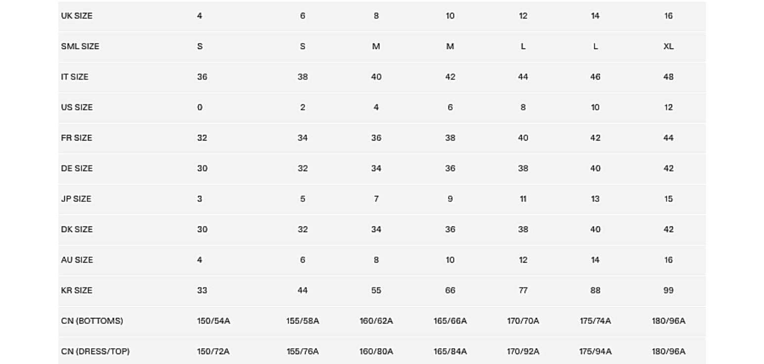 self portrait size chart