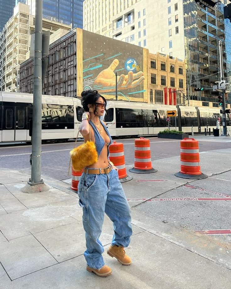 timberland boots baddie outfits