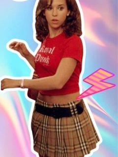 vintage 90s plaid skirt dress outfits