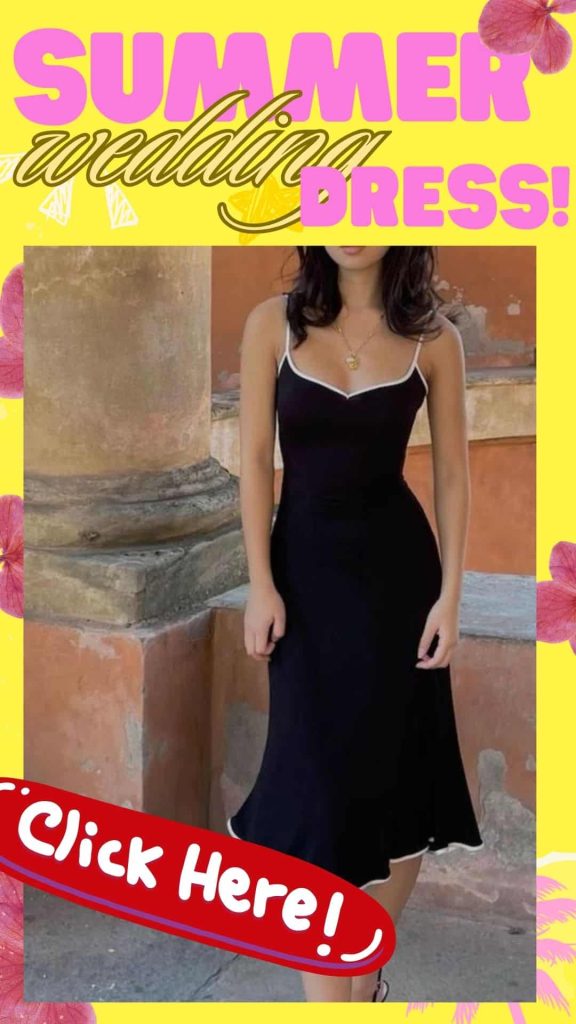 black dresses wedding guests