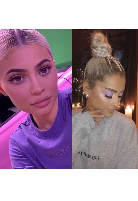 what clothes to wear to purple eyeshadow