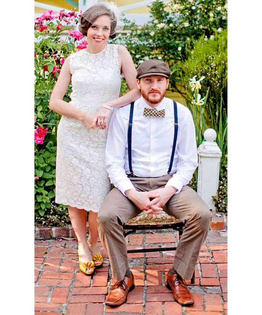 Couple vintage tea party outfits