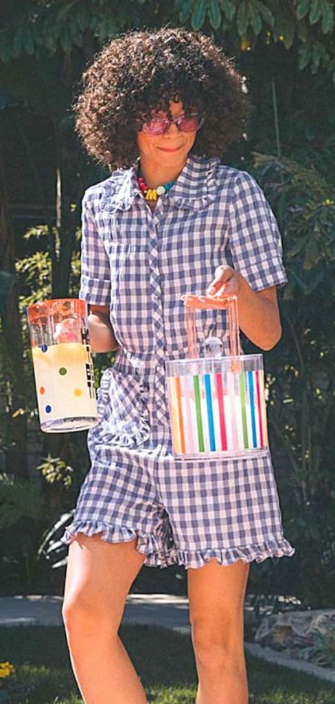 colorful outfit bbq party 