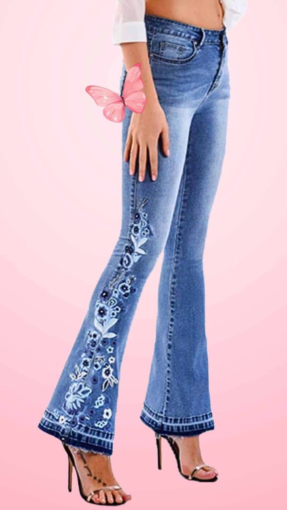 what to wear crochet jeans