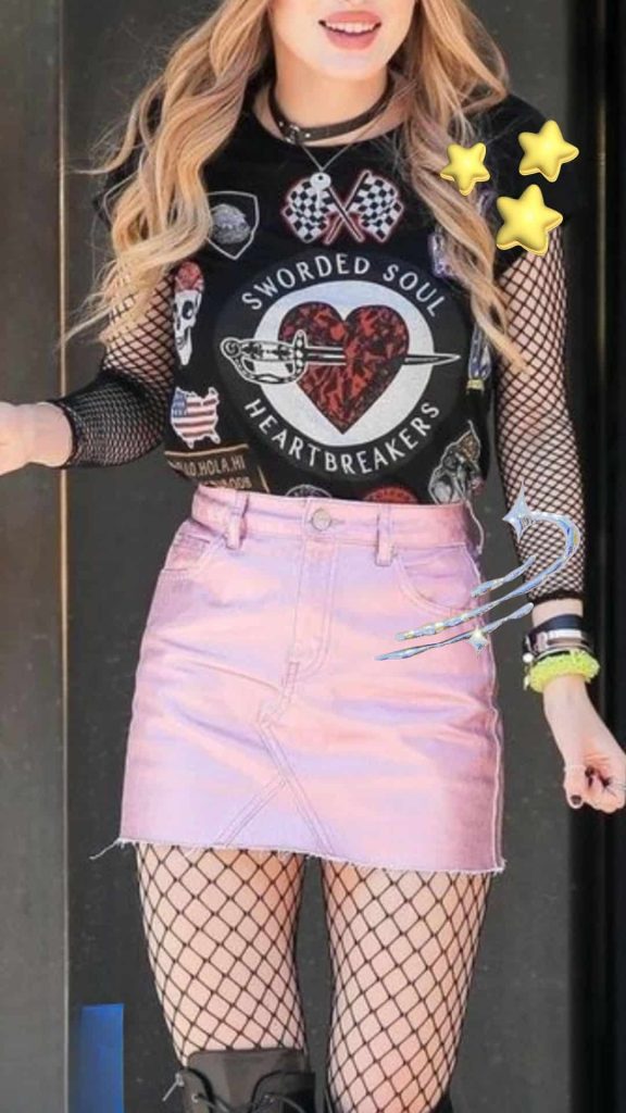 WHAT TO WEAr with fishnet tights