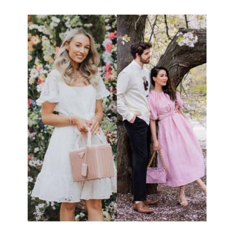 Wear pastel shades for a spring walk in the park