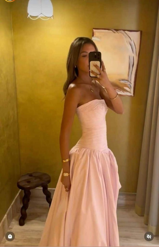 junior formal pink dress