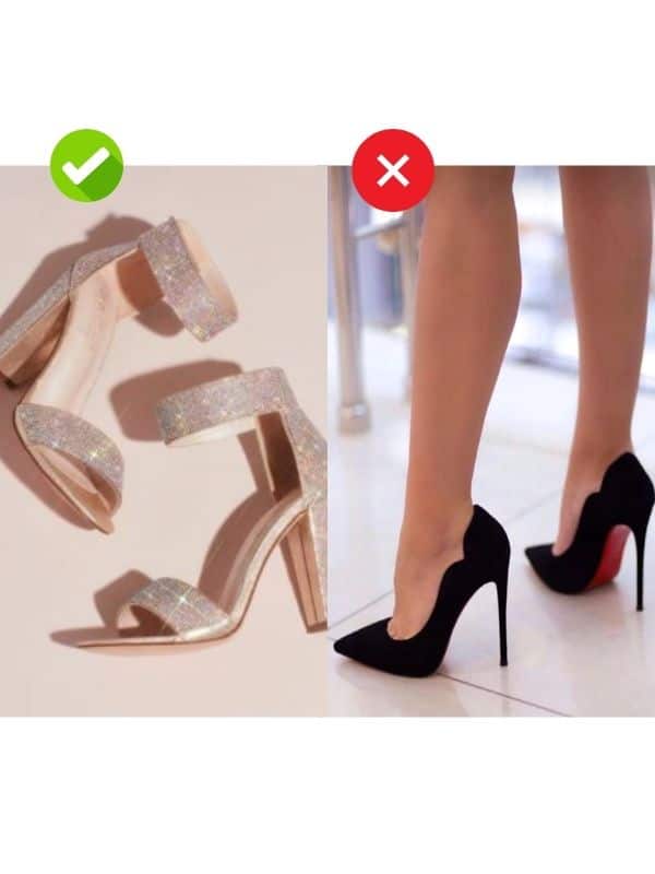 shoes to wear to Hollywood themed party