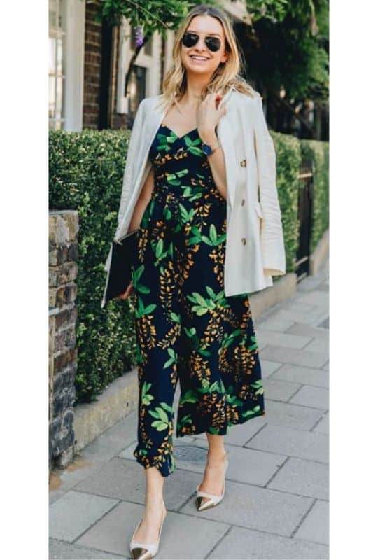 Winter rainy wedding guest attire