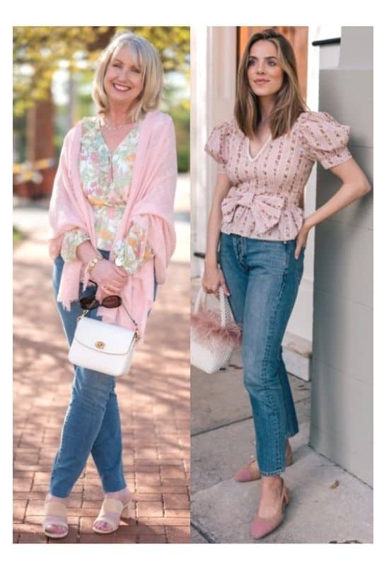 Casual jeans elopement outfit for guests