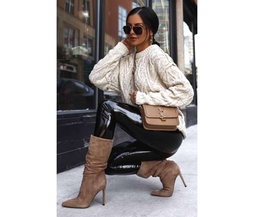 high thin heels mid calf boots