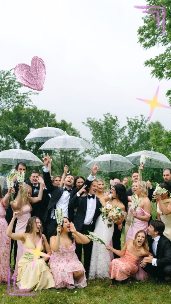 RAINY wedding outfit ideas