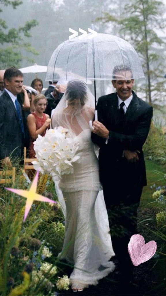 rainy wedding outfit guest