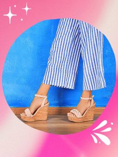 what to wear wedge sandals