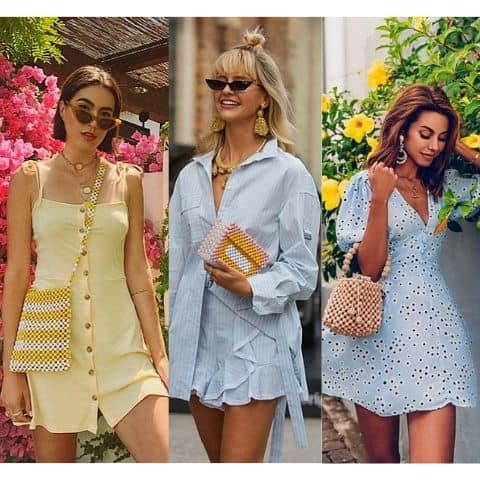 what to wear with a beaded bag