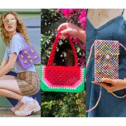 what to wear with a beaded bag