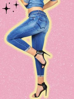 what to wear with acid wash jeans