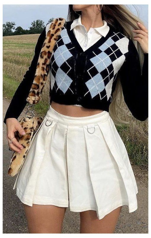 what to wear argyle sweater