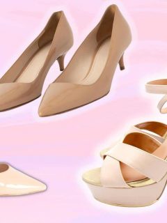 what to wear with beige heels