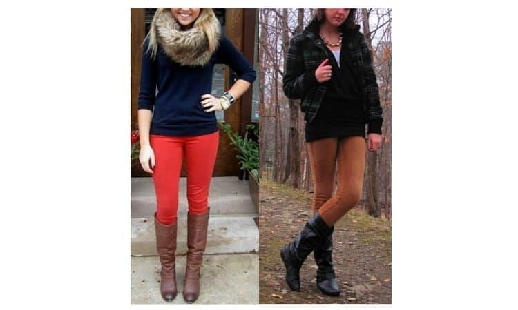 what to wear with corduroy leggings