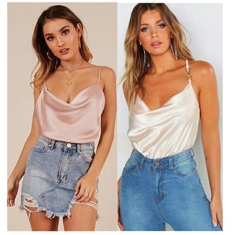 what to wear with cowl neck tops