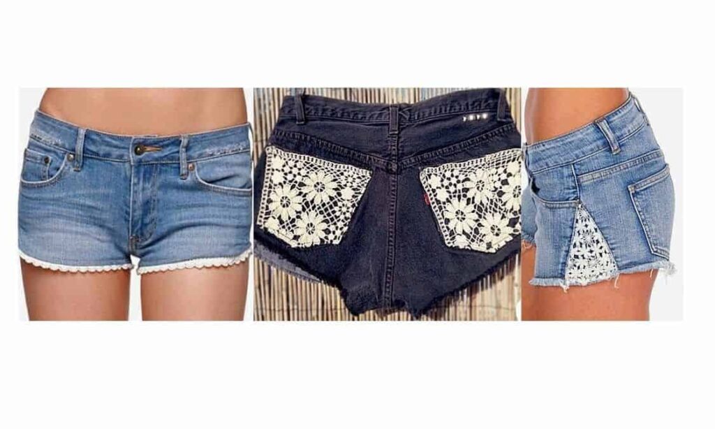 what to wear with crochet jeans