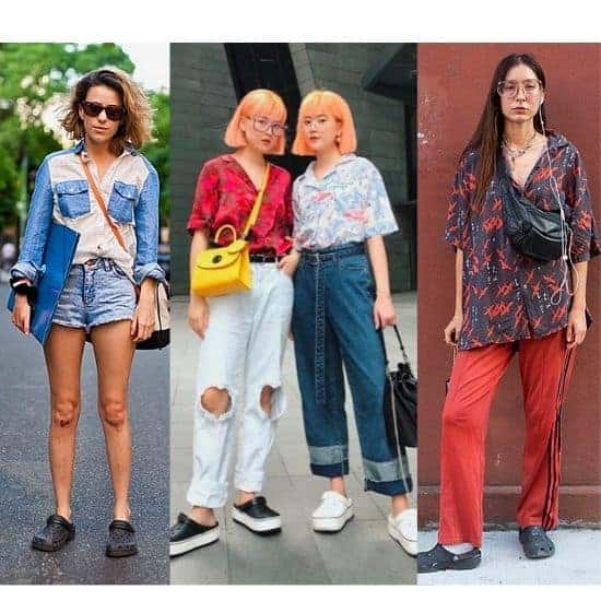 what to wear with crocs - lady outfit ideas