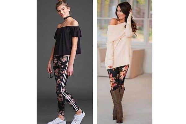 What to wear with floral leggings