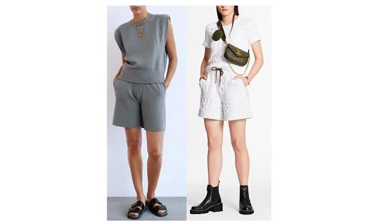 WHAT TO WEAR WITH KNIT SHORTS