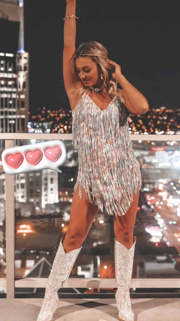 how to wear rhinestone boots