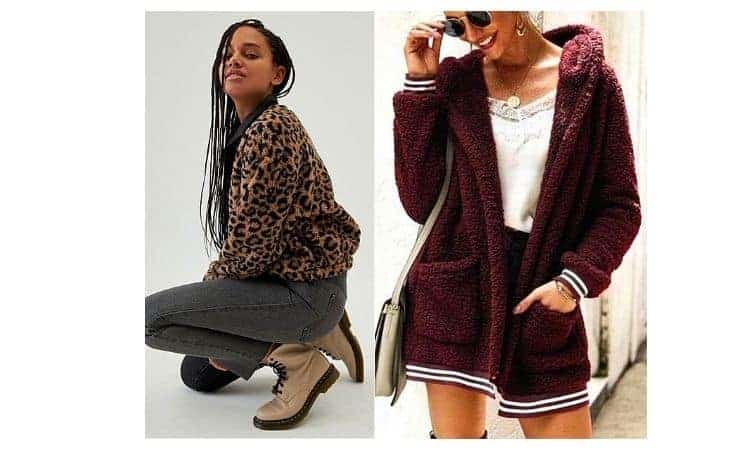 what to wear with a sherpa jacket