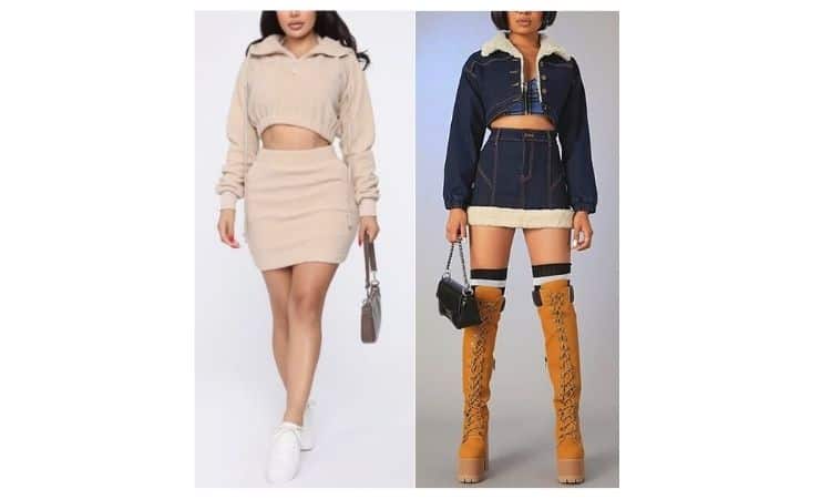 what to wear with a sherpa jacket